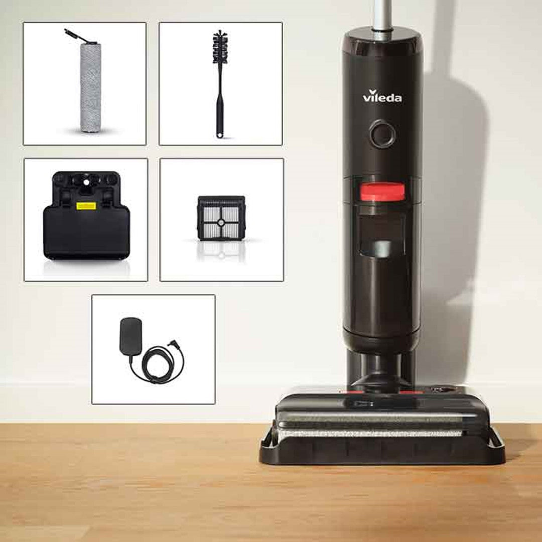 Безжична прахосмукачка Vileda Pure Clean S5 Plus с допълнителни аксесоари