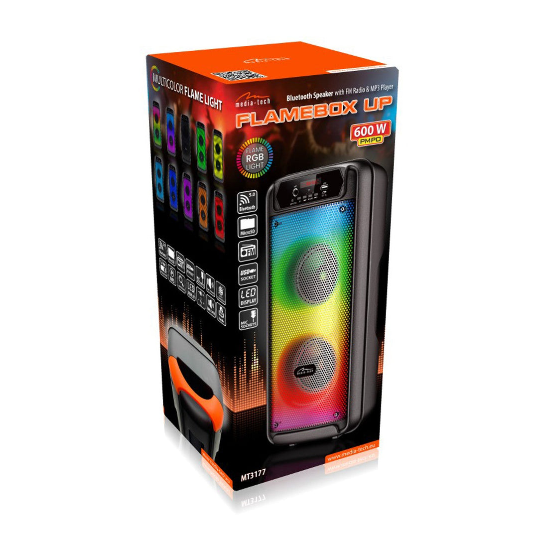 Безжичен високоговорител Media-Tech, Bluetooth 5.0, FM радио, RMS 14W, MT3177