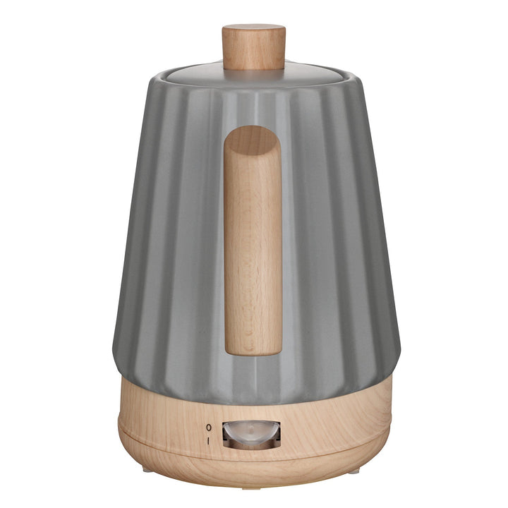 Концептуална електрическа кана, керамична, 1500 W, 1,5 л, тъмно сива, RK0092