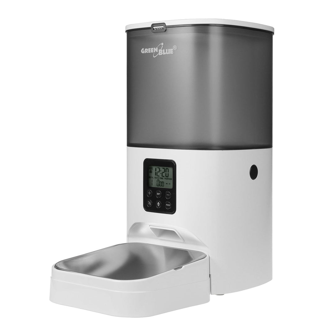 GreenBlue автоматичен диспенсер за вода/купа за вода за домашни любимци, 3 л, USB 5V1A, GB392 + GreenBlue автоматичен диспенсер/хранилка за храна за домашни любимци, 6 л, USB 5V1A, GB393