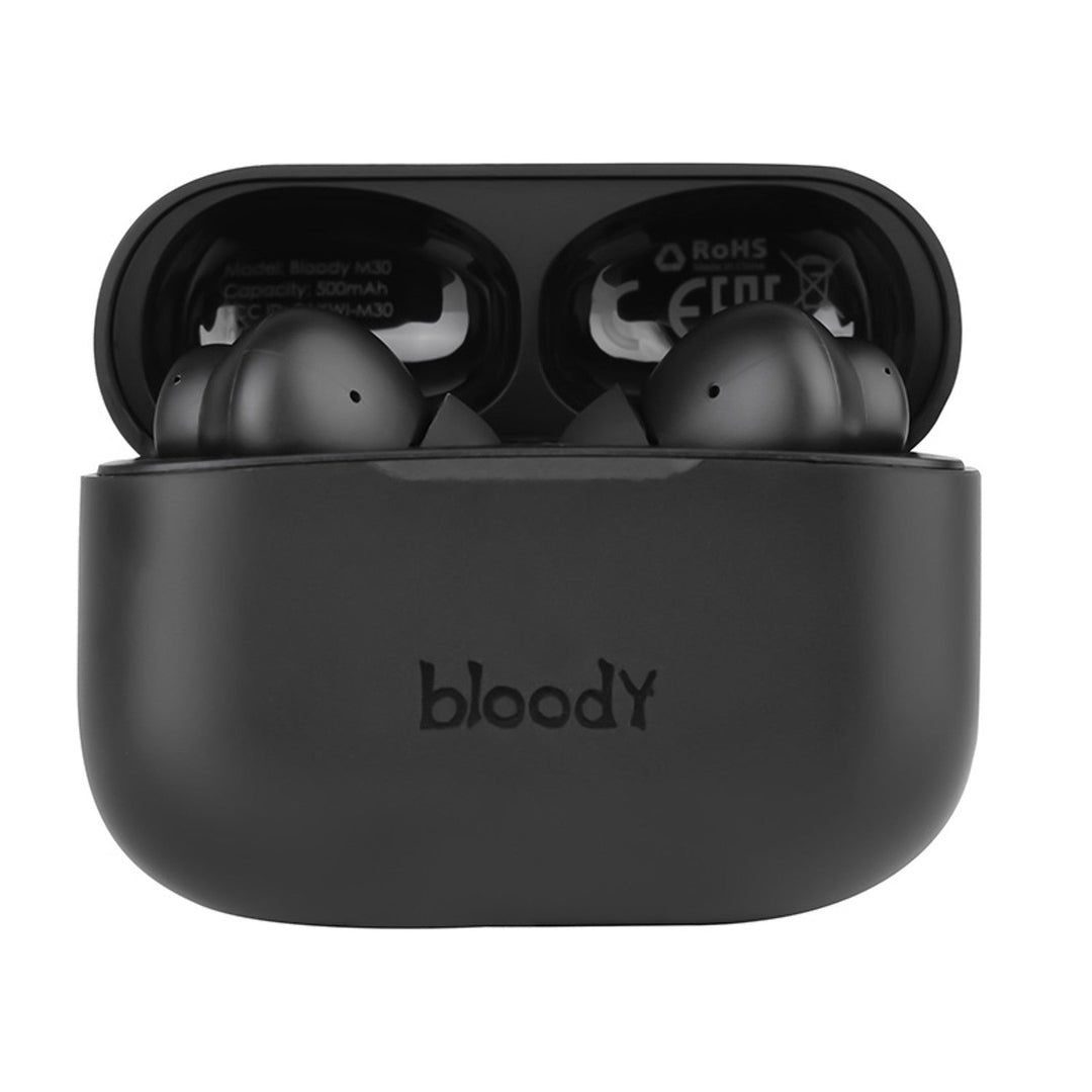 Безжични слушалки A4TECH, Bluetooth 5.0, BLOODY TWS M30 Black