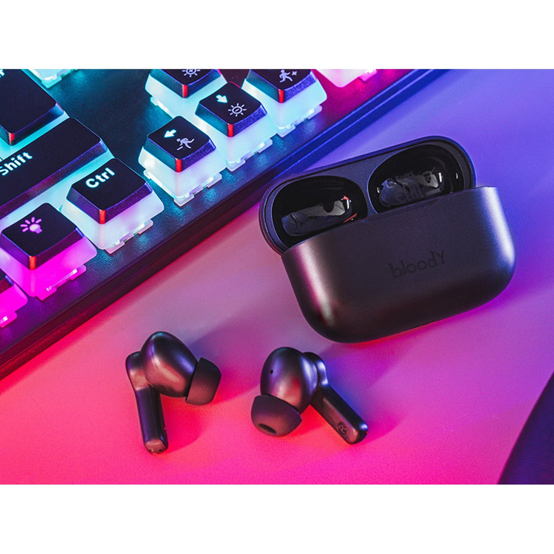 Безжични слушалки A4TECH, Bluetooth 5.0, BLOODY TWS M30 Black