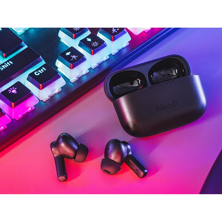 Безжични слушалки A4TECH, Bluetooth 5.0, BLOODY TWS M30 Black