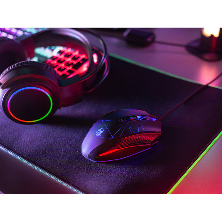 Игрова мишка Tracer, RGB подсветка, 7200 DPI, Space