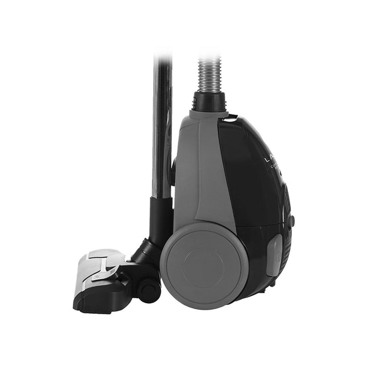 Прахосмукачка Lafe с торбичка, тройна система за филтриране, 800 W, черна, Compact S