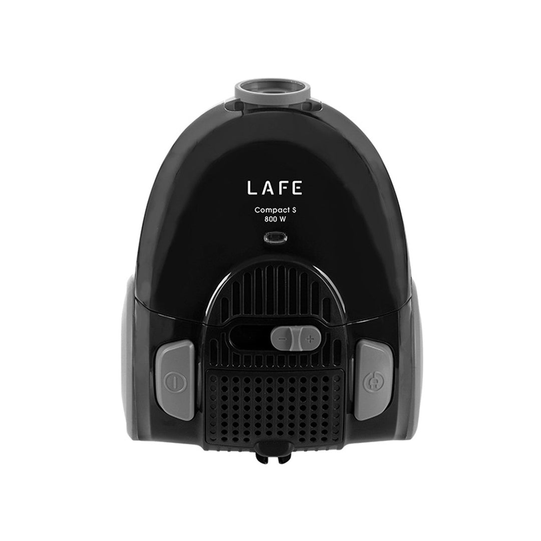 Прахосмукачка Lafe с торбичка, тройна система за филтриране, 800 W, черна, Compact S