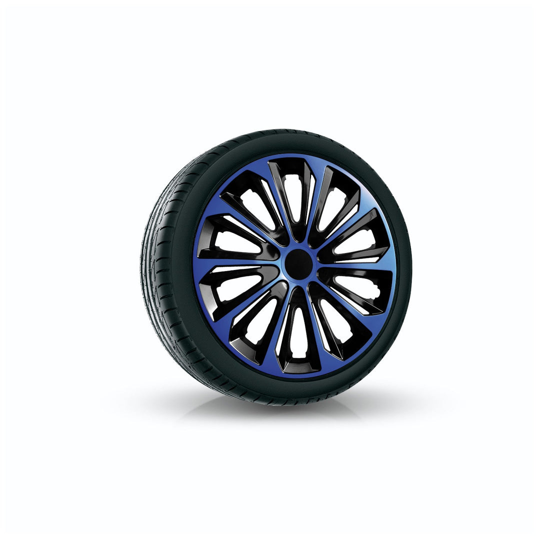 Универсална капачка за джанта 16'' NRM Strong Duo синя и черна 1 брой