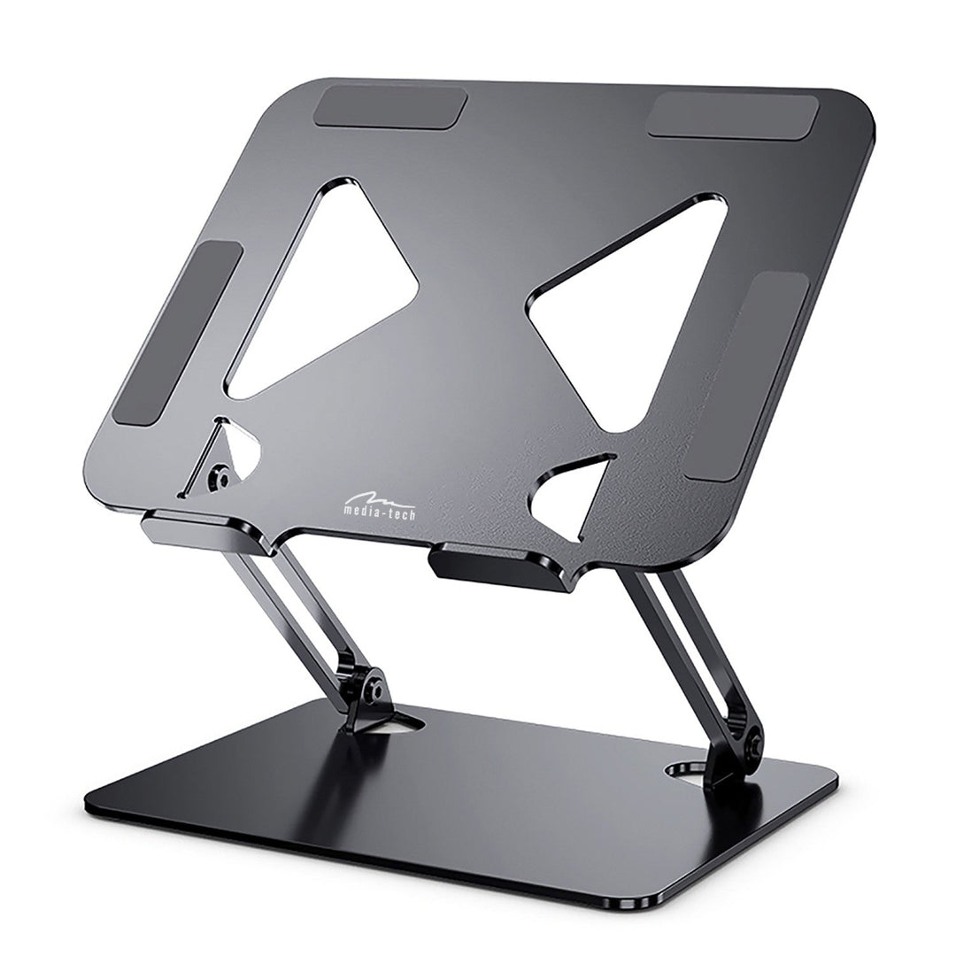 Регулируема, ергономична стойка за лаптопи с размер 10-17 инча LAPTOP STAND Media-Tech MT2661
