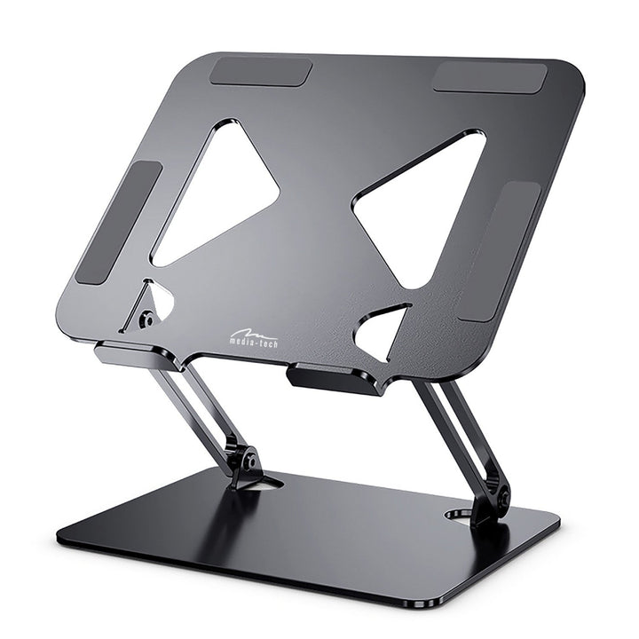 Регулируема, ергономична стойка за лаптопи с размер 10-17 инча LAPTOP STAND Media-Tech MT2661