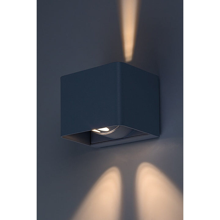 Rabalux Hallstatt 10W IP54 сив външен стенен светильник