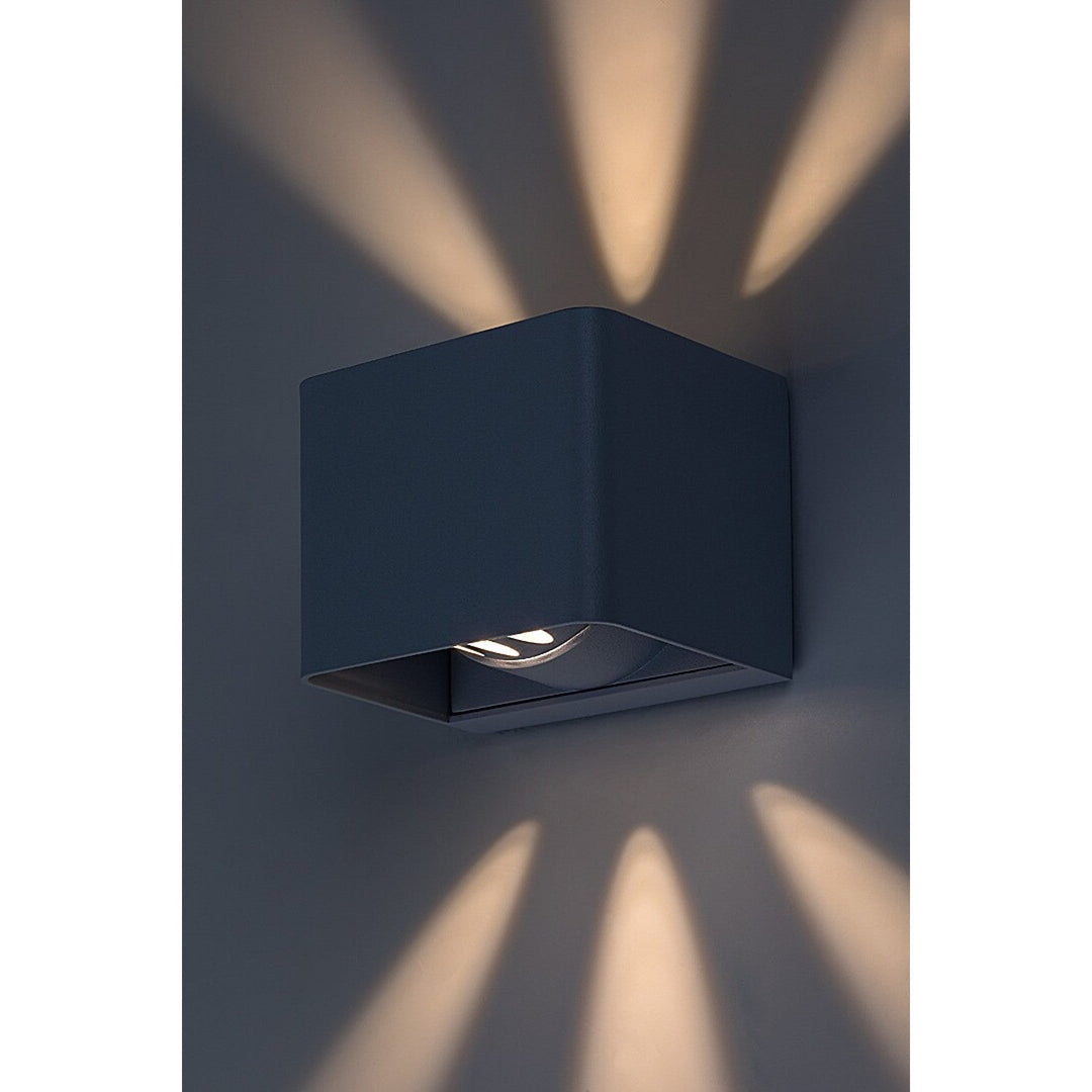 Rabalux Hallstatt 10W IP54 сив външен стенен светильник