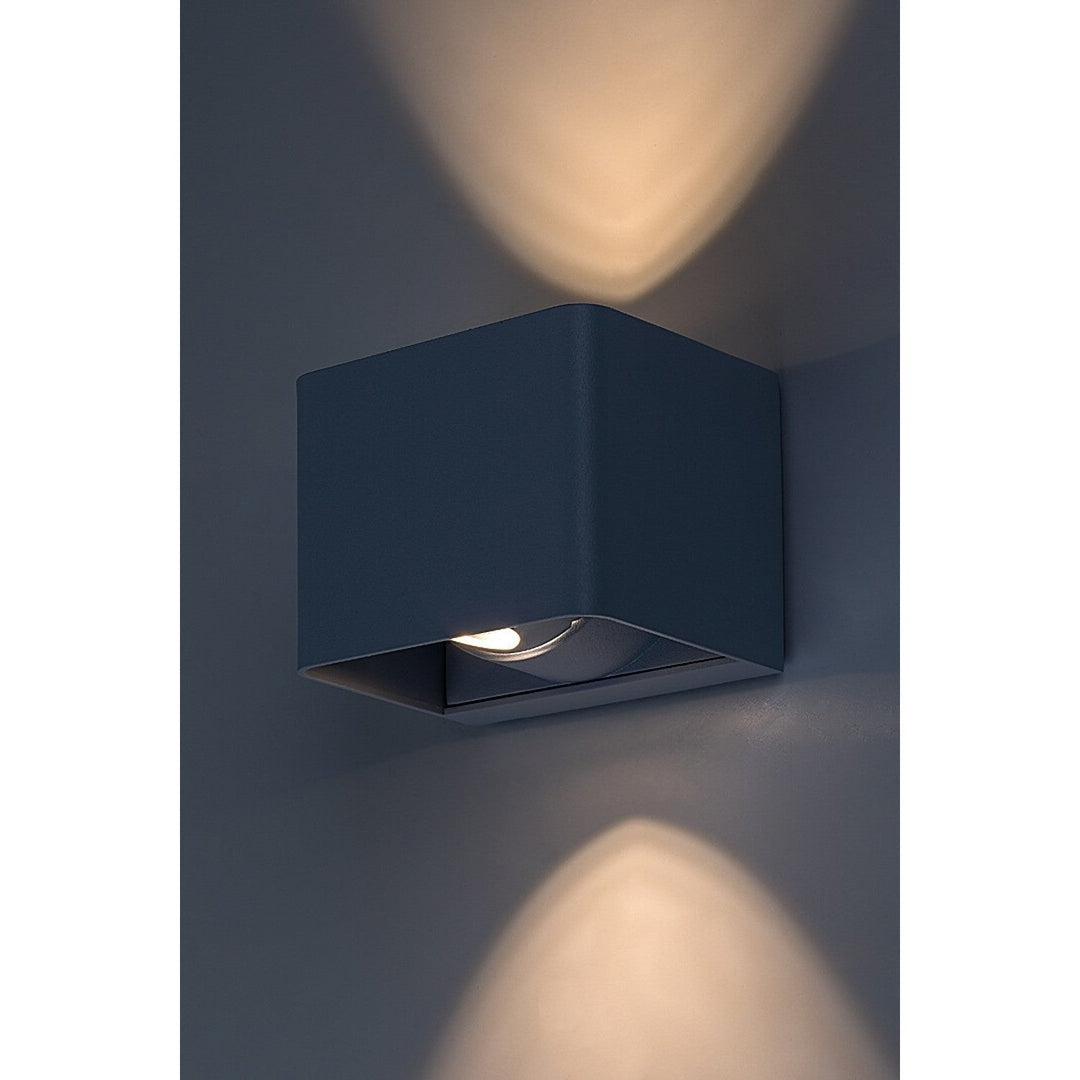 Rabalux Hallstatt 10W IP54 сив външен стенен светильник
