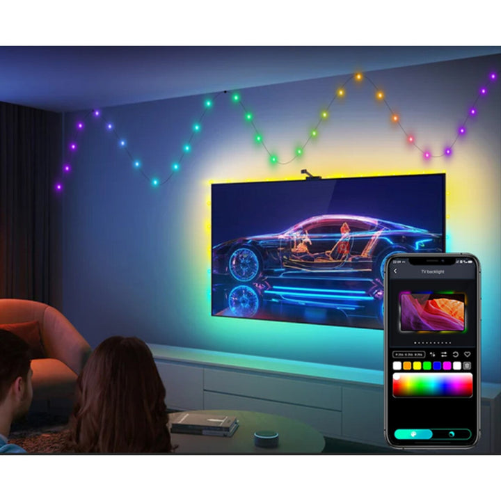 Rabalux външно осветление, RGB LED верига, IP44, Wi-Fi, Bluetooth, Biri
