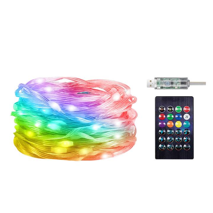 Rabalux външно осветление, RGB LED верига, IP44, Wi-Fi, Bluetooth, Biri