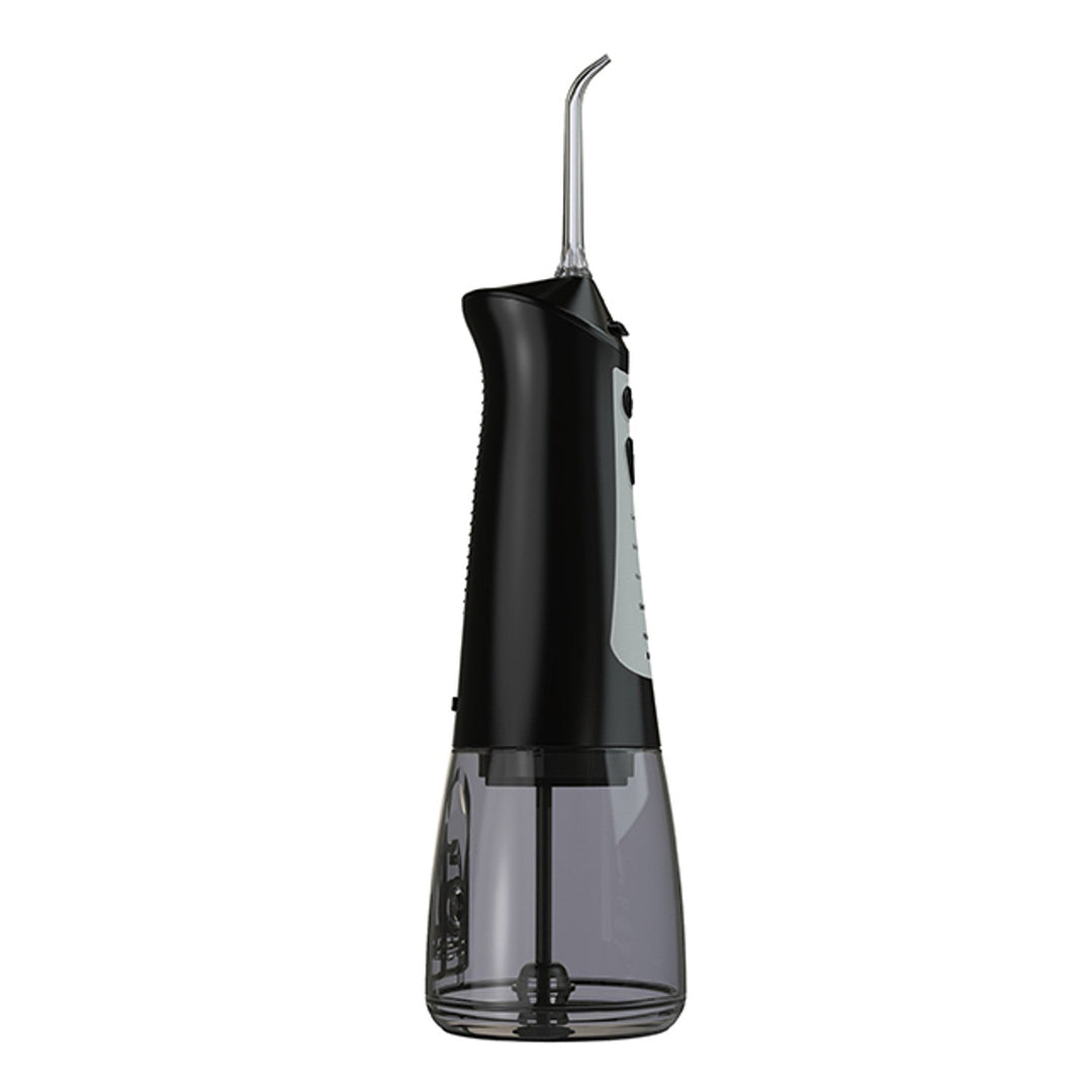 LAFE зъбна иригатор, 5 режима, 6 накрайника, черен, CleanPRO