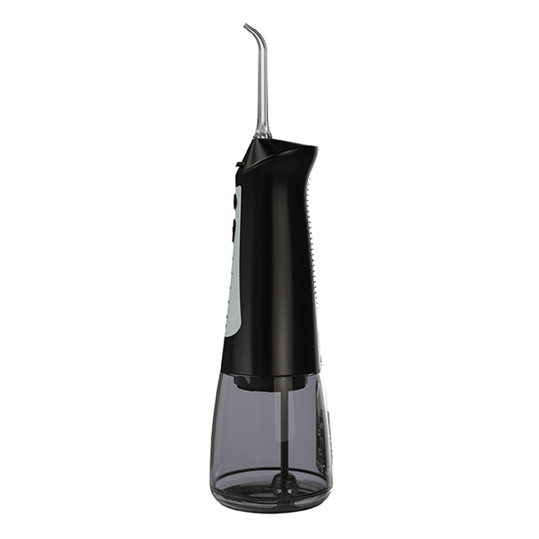 LAFE зъбна иригатор, 5 режима, 6 накрайника, черен, CleanPRO