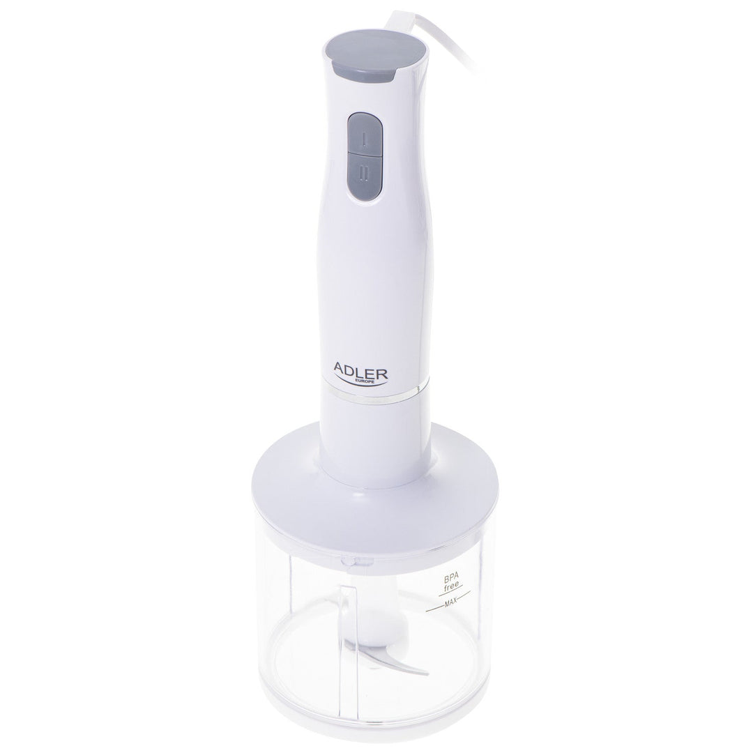 Ръчен блендер Adler, 2 скорости, бял, 800 W, AD 4620