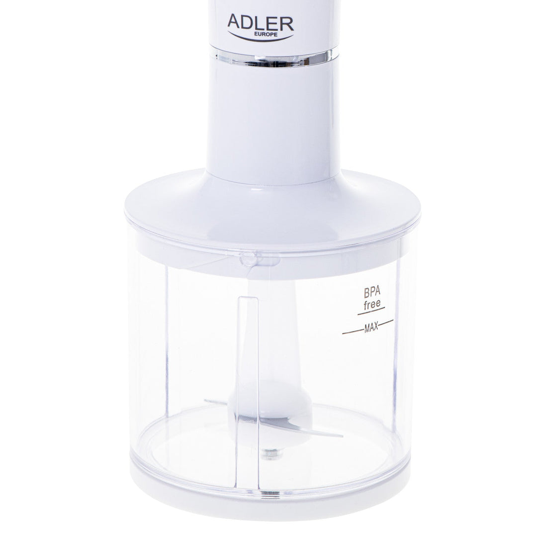 Ръчен блендер Adler, 2 скорости, бял, 800 W, AD 4620