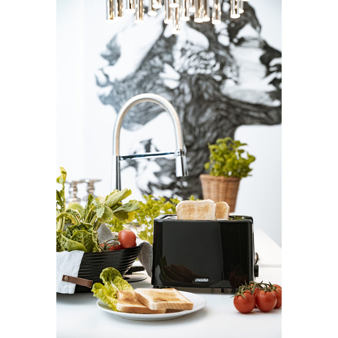 Тостер Mesko, 2 филийки, 900 W, черен, MS 3220