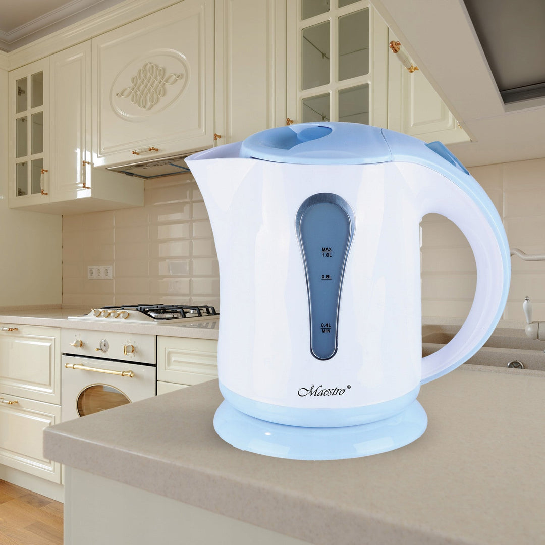 Електрическа кана Maestro, 1000 W, 1 литър, синя, MR028