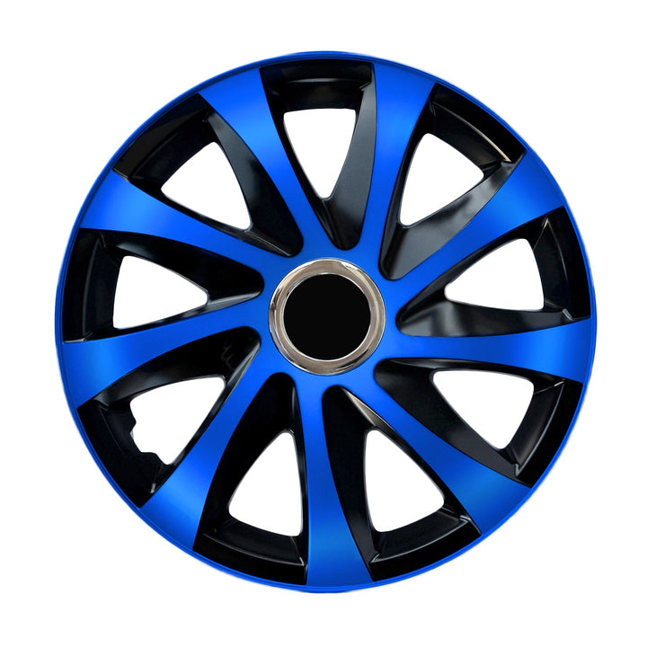 Универсална капачка за джанта 15'' NRM Drift Extra синя и черна 1 брой