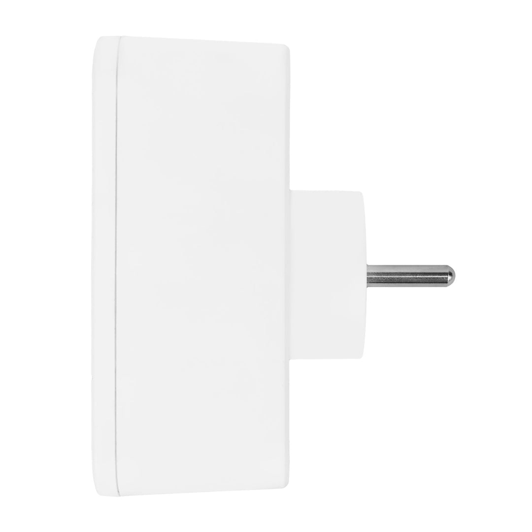 Маклин контакт x2 + 4xUSB, сплитер с 2 контакта, 2xUSB A, 2xUSB C PD 20W, 1x16A + 1x6A, MCE249 F/W
