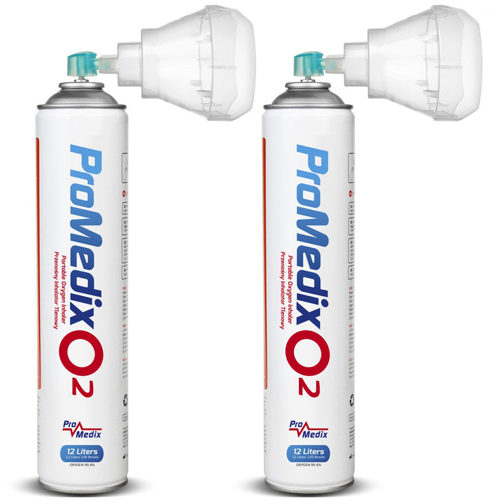 Promedix 12L преносим кислороден инхалатор в кутия, 99,4%, PR-994, 2 броя