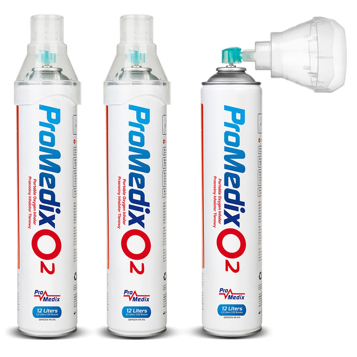 Promedix 12L преносим кислороден инхалатор в кутия, 99,4%, PR-994, 3 броя