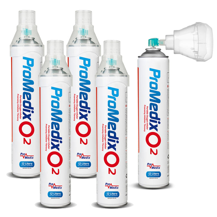 Promedix 12L преносим кислороден инхалатор в кутия, 99,4%, PR-994, 5 броя