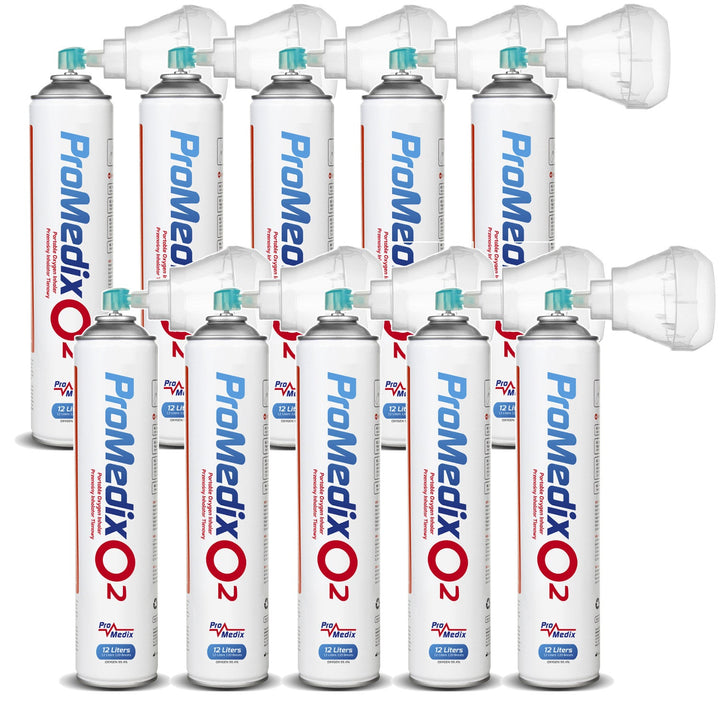 Promedix 12L преносим кислороден инхалатор в кутия, 99,4%, PR-994, 10 броя