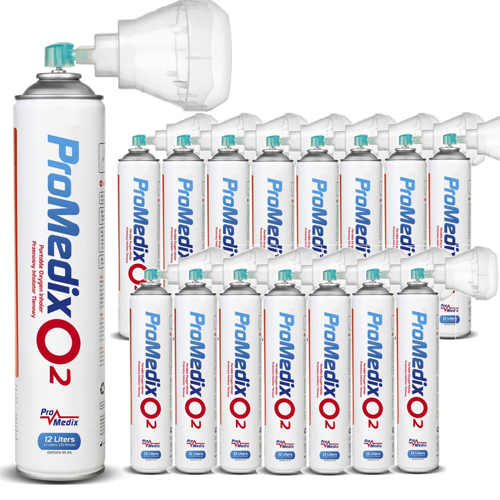 Promedix 12L преносим кислороден инхалатор в кутия, 99,4%, PR-994, 16 броя