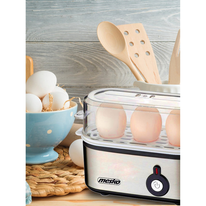 Mesko MS 4485 уред за варене на яйца за 1-3 яйца, 350 W, пробивачка, британски щепсел