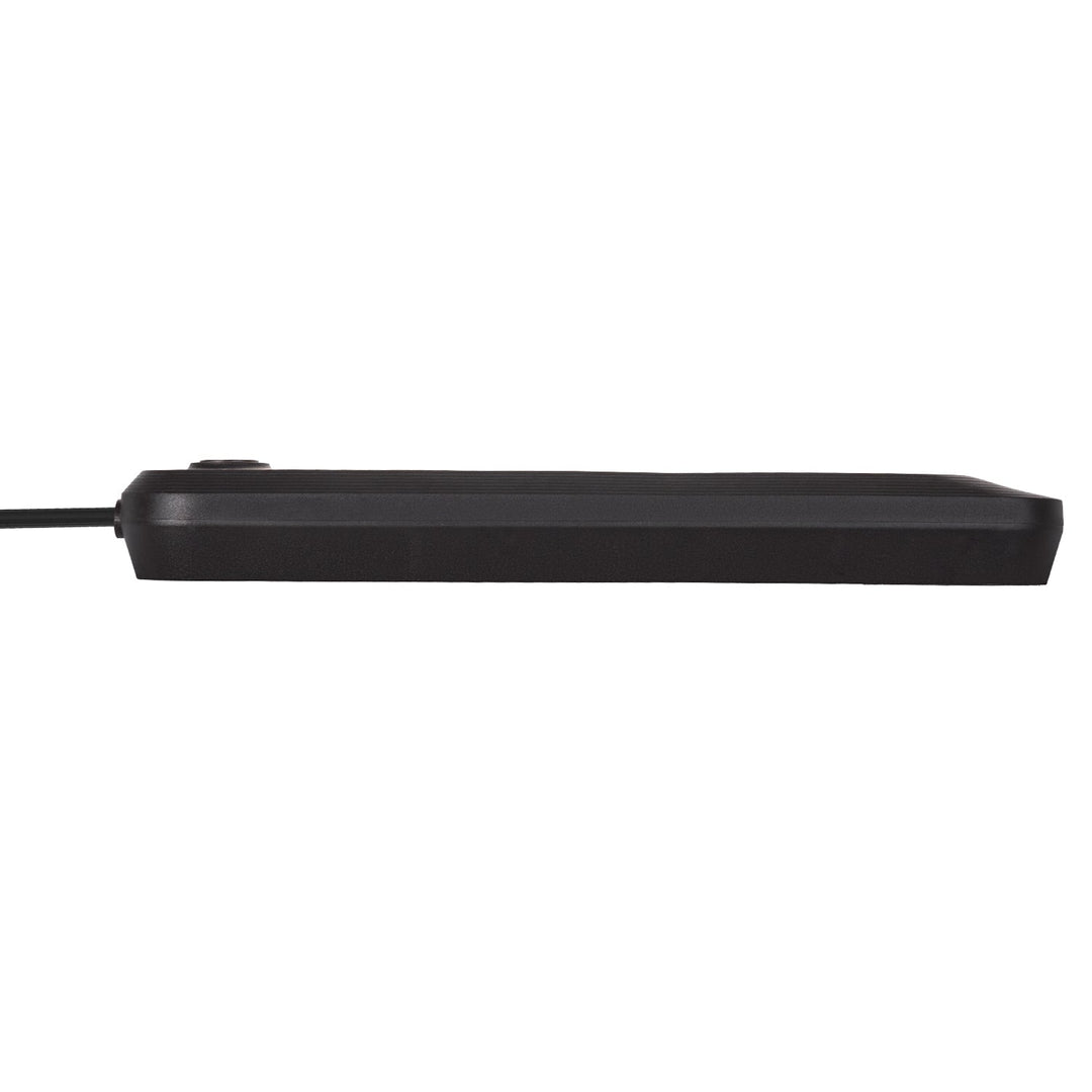 Многофункционален удължител Maclean, 5 контакта + 3xUSB удължител, 110-240V AC 50/60Hz, 2.1A макс. 2500W, 1.5m, черен, MCE395 B