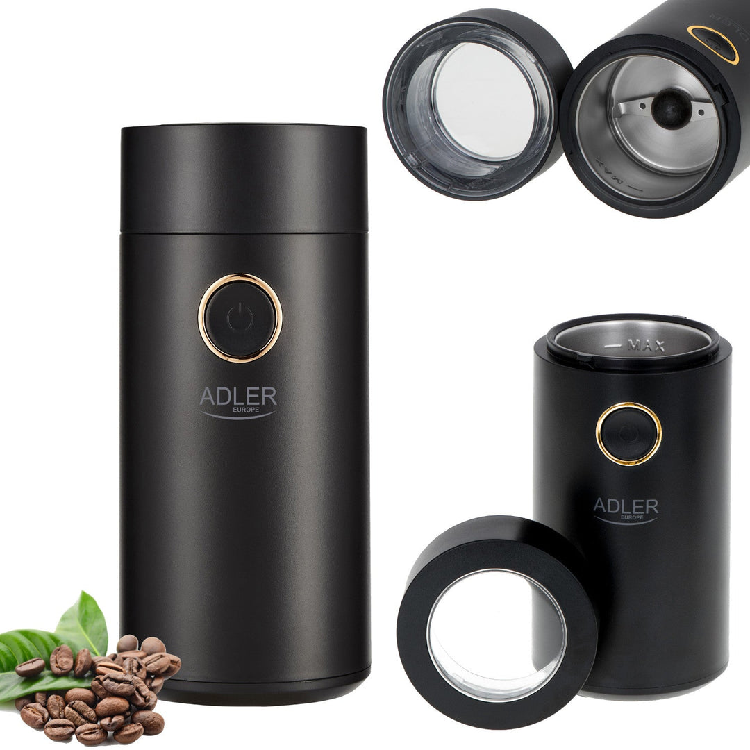 Електрическа кафемелачка Adler, 150 W, черна, AD 4446BG