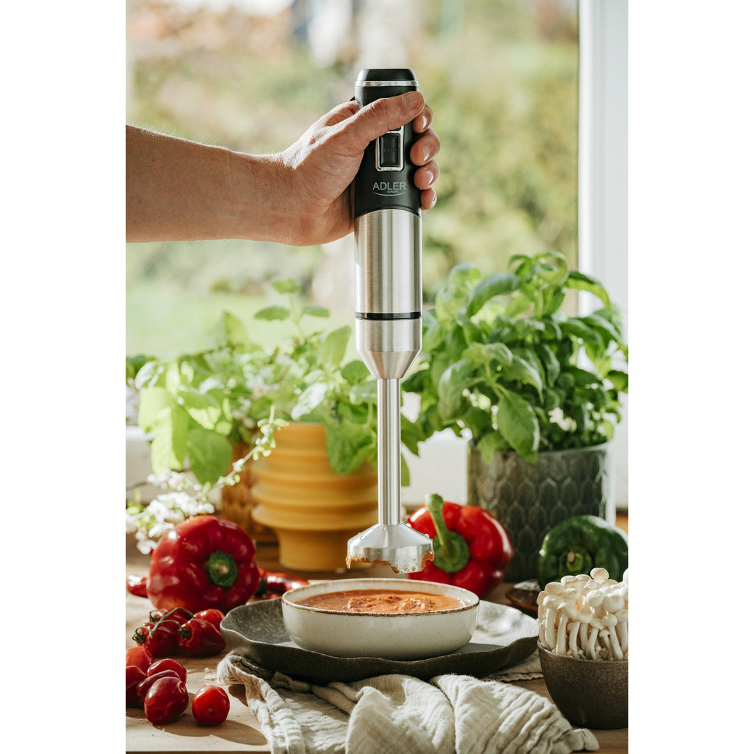 Ръчен блендер Adler, турбо функция, функция за натрошаване на лед, 1900 W, AD 4628
