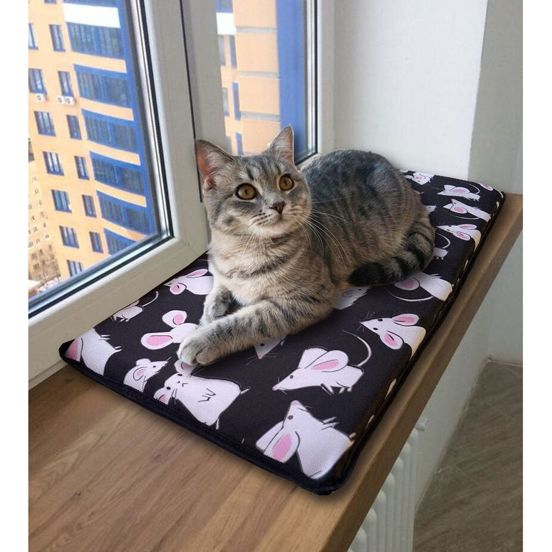 Възглавница за котка за перваза на прозореца 25x55cm Bertoni MOUSE модел