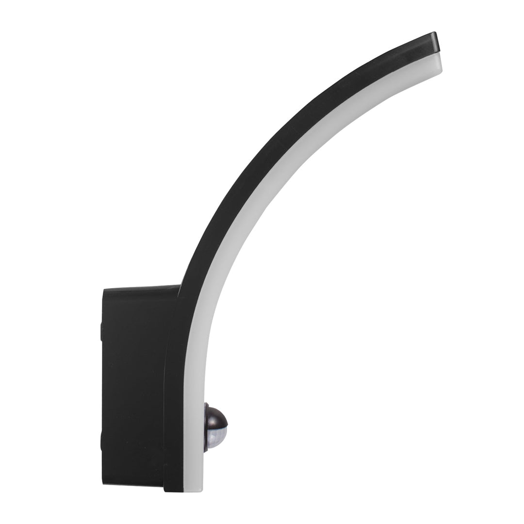 LED лампа Maclean с датчик за движение, PIR датчик за движение, черна, 20W, IP65, 2000lm, неутрално бял цвят (4000K) MCE512 B, 2 броя