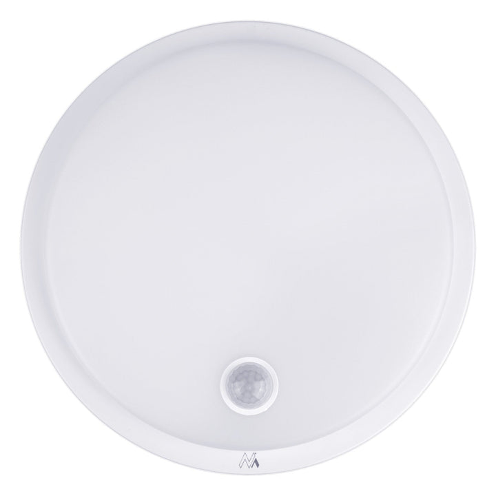 LED лампа Maclean с датчик за движение, PIR сензор, бял цвят, 10W, IP65, 1000lm, неутрален цвят, MCE525 W