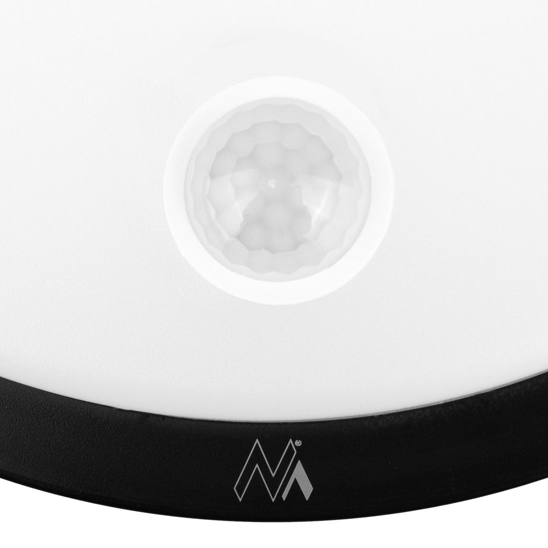 LED лампа Maclean с датчик за движение, PIR сензор, черна, 10W, IP65, 1000lm, неутрален цвят, MCE525 B