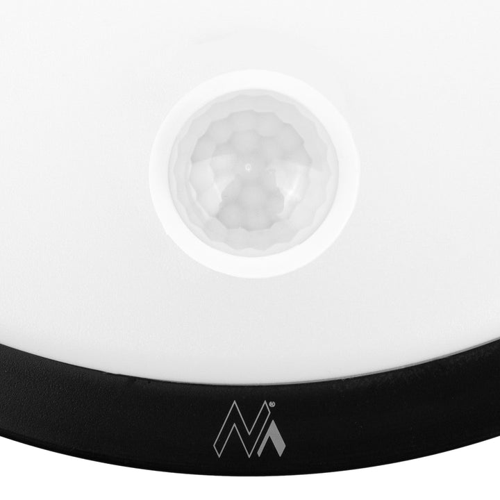 LED лампа Maclean с датчик за движение, PIR сензор, черна, 10W, IP65, 1000lm, неутрален цвят, MCE525 B
