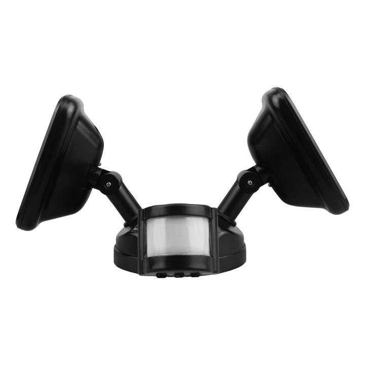 LED стенна лампа Maclean, с PIR сензор, 20W, 1500lm, IP65, неутрално бяло 4000K, черно, MCE524 B