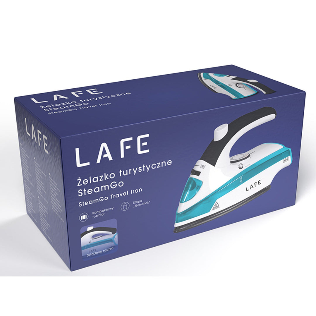 Пътуващ ютия Lafe, пара, 800 W, незалепваща тефлонова подложка, SteamGo