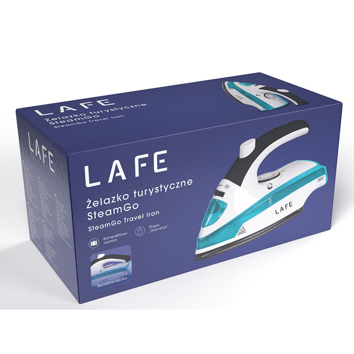 Пътуващ ютия Lafe, пара, 800 W, незалепваща тефлонова подложка, SteamGo