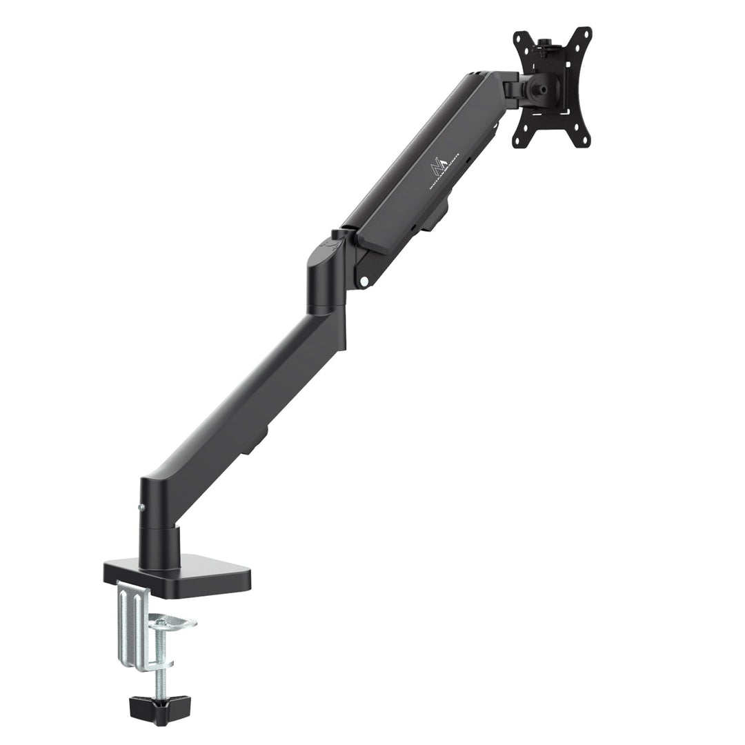 Монтаж за монитор Maclean, газова пружина, 17"-32", 2-10 кг, черен, MC-133