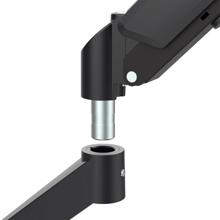 Монтаж за монитор Maclean, газова пружина, 17"-32", 2-10 кг, черен, MC-133