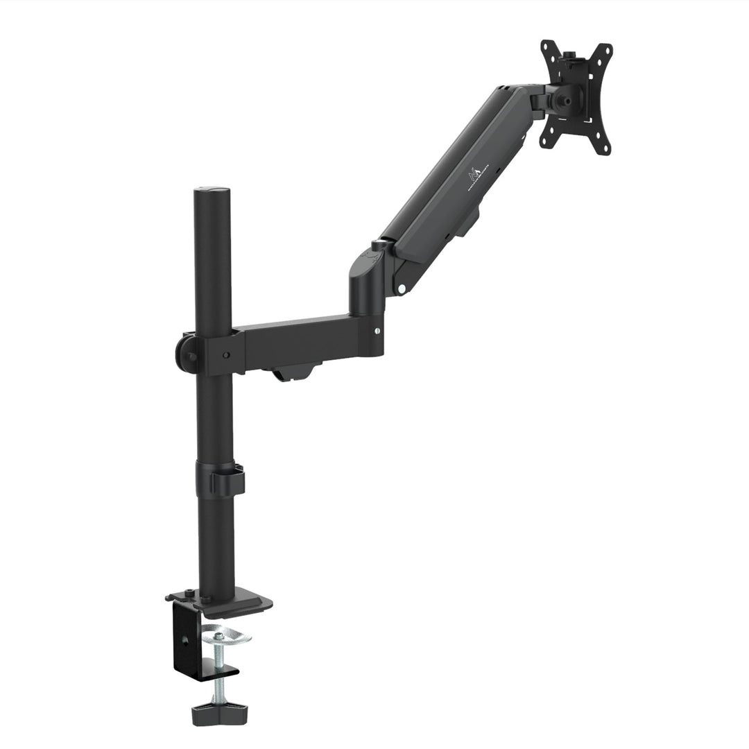 Монтаж за монитор Maclean, газова пружина, 17"-32", 2-10 кг, черен, MC-135