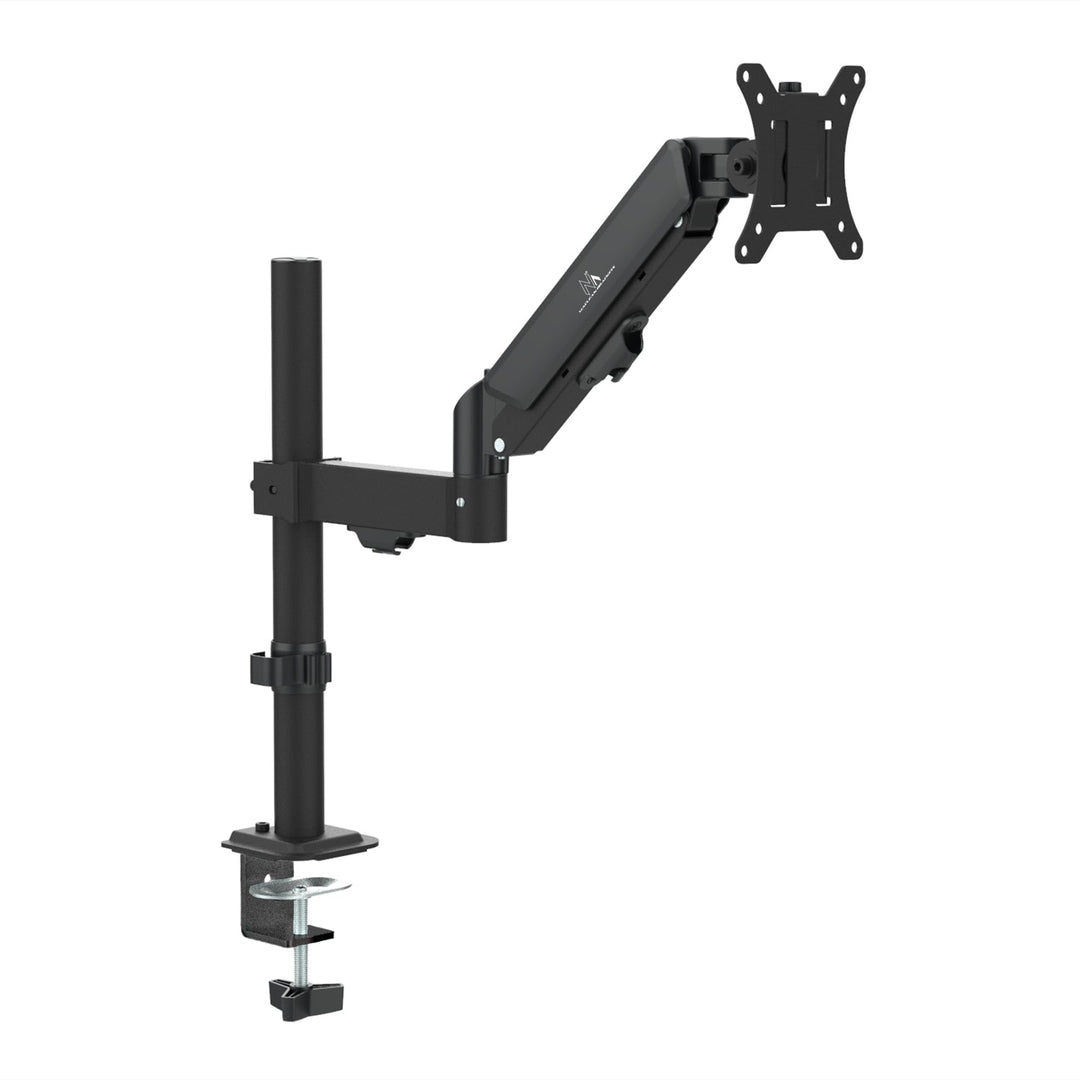 Монтаж за монитор Maclean, газова пружина, 17"-32", 2-10 кг, черен, MC-135