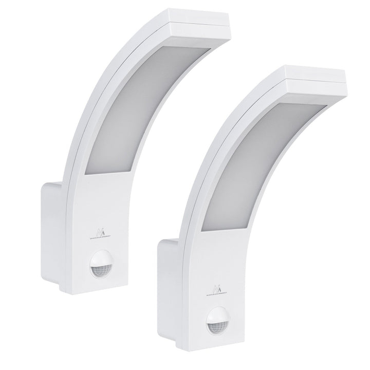 LED лампа Maclean с датчик за движение, PIR датчик за движение, бяла, 10W, IP54, 750lm, неутрално бял цвят (4000K) MCE244 W