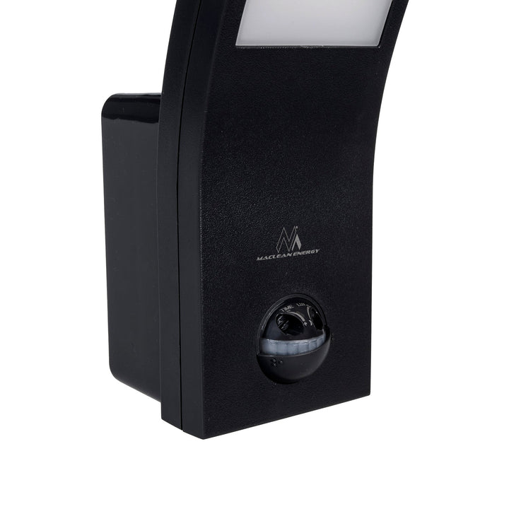 LED лампа Maclean с датчик за движение, PIR сензор, черна, 10W, IP54, 750lm, неутрално бял цвят (4000K) MCE244 B, 2 броя
