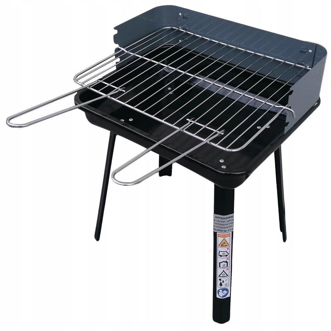 Master Grill & Party барбекю на дървени въглища, правоъгълно, сгъваемо, преносимо, MG936